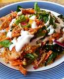 Ensalada de pollo con mango