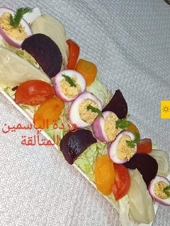 صورة لوصفة سلطة البيض المحشي