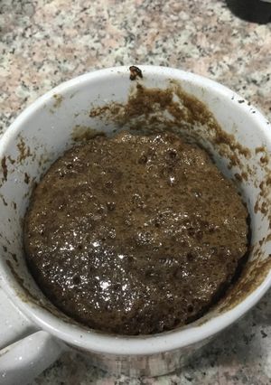صورة لوصفة كيك الشوكولاته بالميكرويف