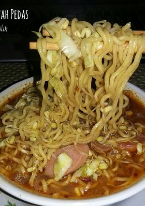 Foto resep Mie Kuah Pedas