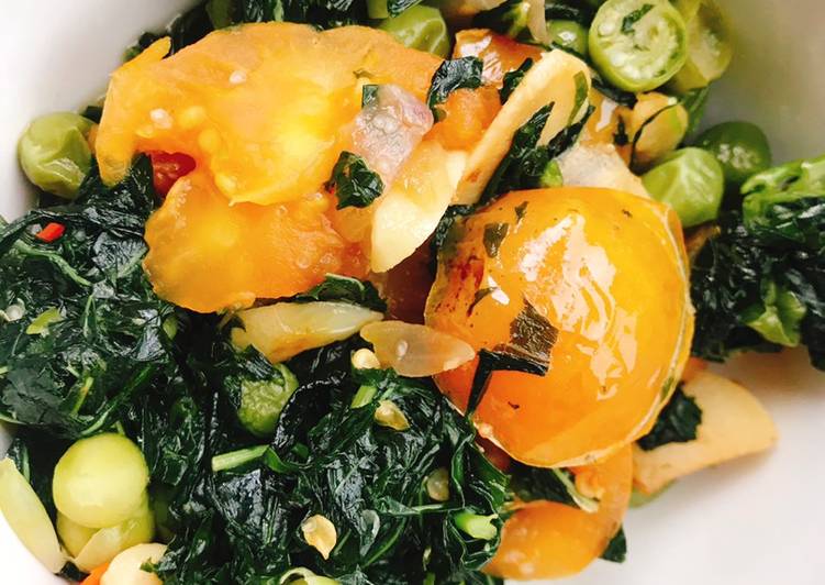 Tumis Daun Singkong Cepokak