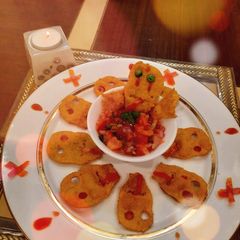 Spooky Nachos With Bloody Salsa A picture of Spooky Nachos With Bloody Salsa.