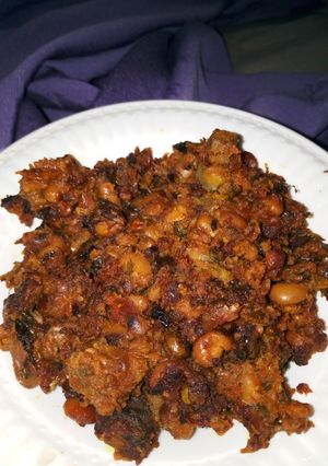 A picture of Fried Porridge Beans.