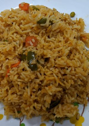 মেক্সিকান রাইস (Mexican rice recipe in Bengali) রেসিপির প্রধান ছবি