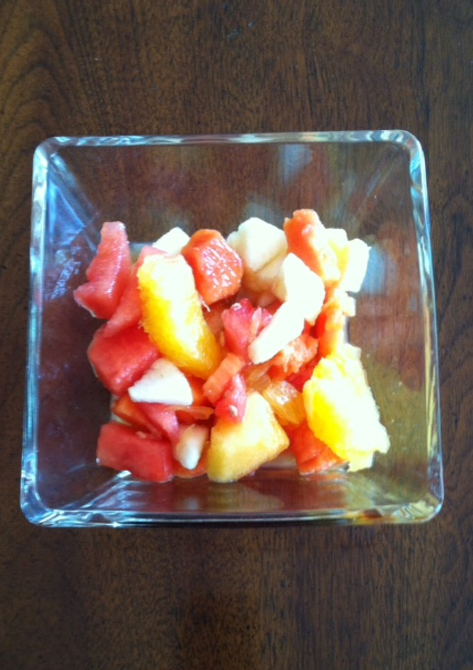 Una foto de Cocktail de fruta