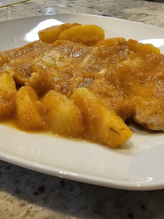 Una foto de Filetes de lomo guisados