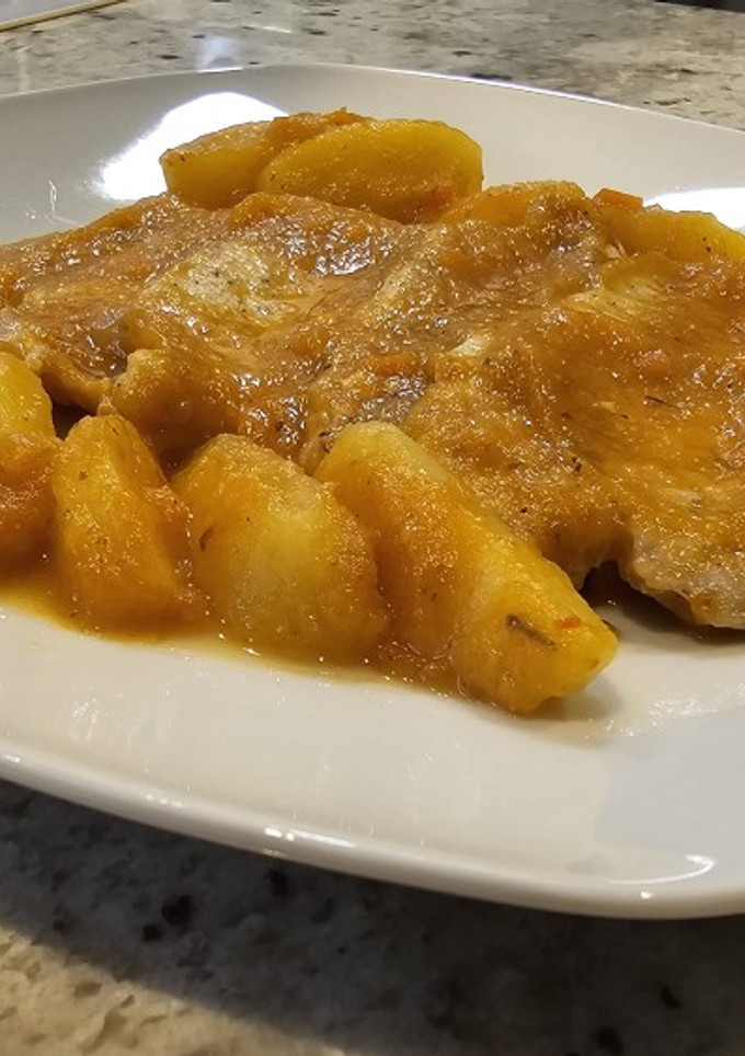 Una foto de Filetes de lomo guisados