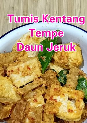 Foto resep Tumis kentang tempe daun jeruk