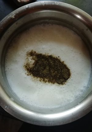 A picture of Masala lassi.