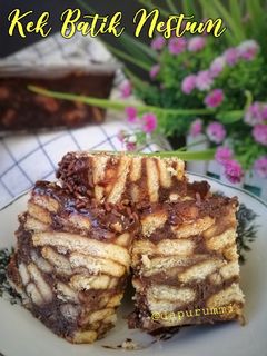 Gambar Kek Batik Nestum