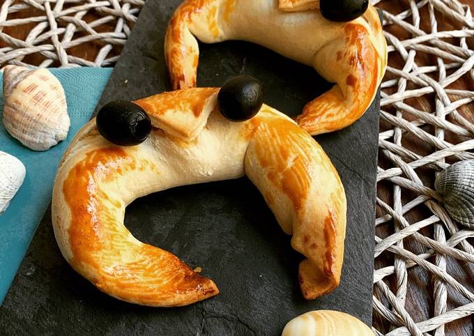 Recette Parfait ☆Croissants au Crabe☆