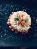 🌰Risotto castagne al vapore con pancetta croccante 🌰
