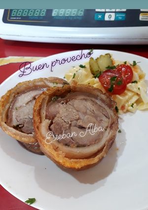 Una foto de Cochino envuelto