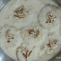 A picture of Bread rasmalai.