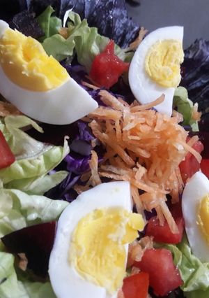 Une photo de Salade des choux violet