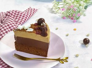 Foto resep Coffee-Choco Mousse Cake