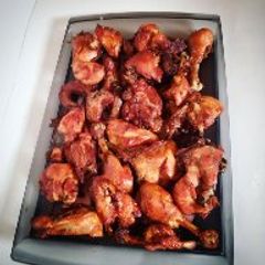 Nigerian fried chicken A picture of Nigerian fried chicken.