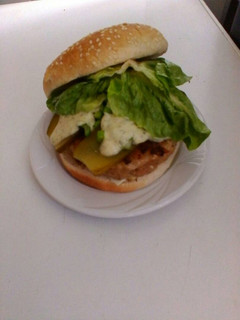 Una foto de Hamburguesa Tandoori