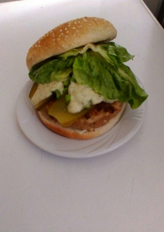 Una foto de Hamburguesa Tandoori