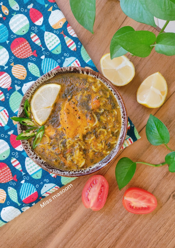 عکسی از دستور سوپ مرغ و نودل
