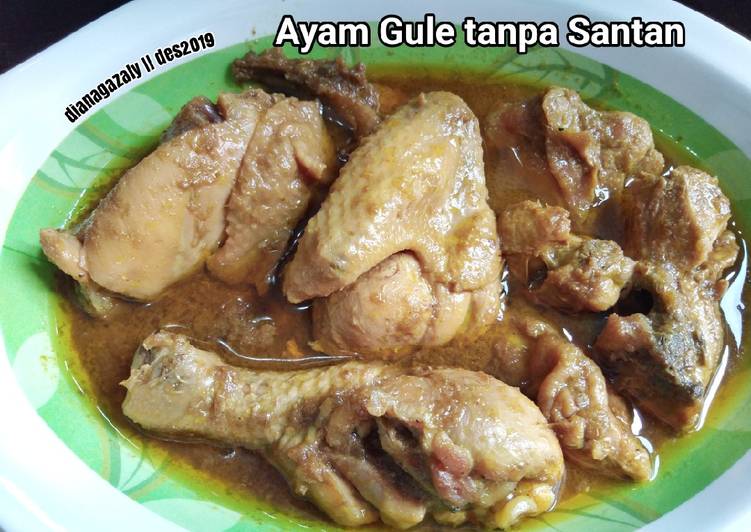 Resep Ayam Gule tanpa Santan yang Enak