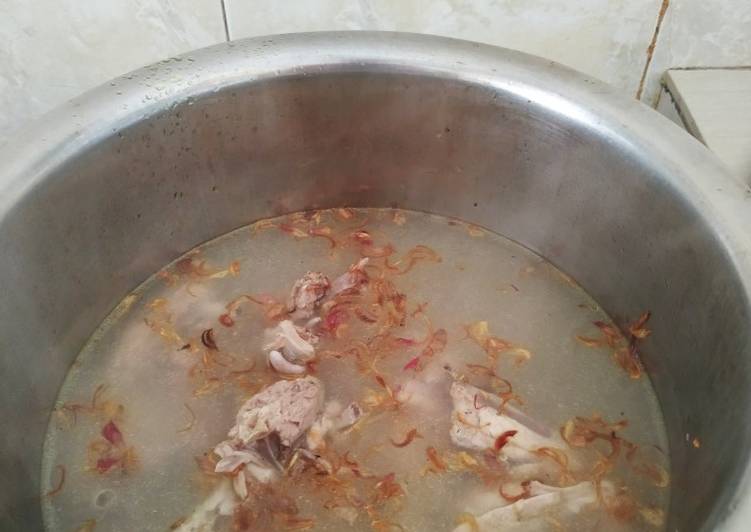 Langkah Mudah untuk Menyiapkan Sup Ayam Kampung Super Simple yang Lezat