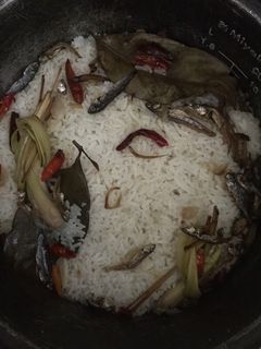 Foto resep Nasi liwet teri