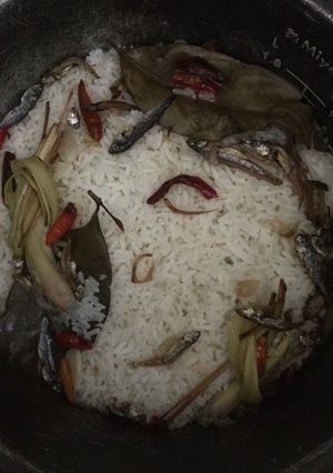 Foto resep Nasi liwet teri