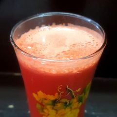 Carrot juice A picture of Carrot juice.