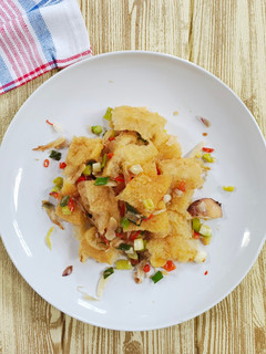 Foto resep Tumis kerupuk kulit