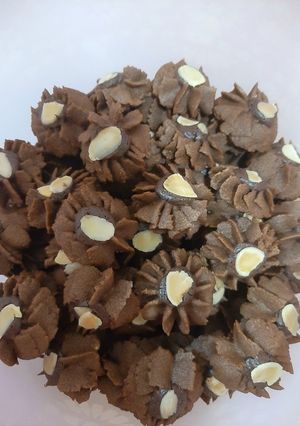 Foto resep Choco almond cookies