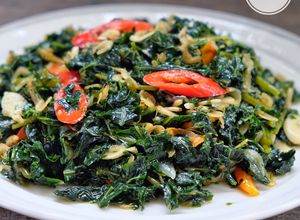 Foto resep Tumis daun pepaya Jepang