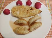 Una foto de escalopes al horno