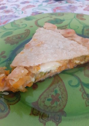 Una foto de Tarta de zanahoria y zapallito