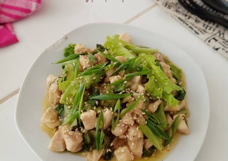 Resep Chicken Lettuce With Mayonnaise Sauce, Sempurna