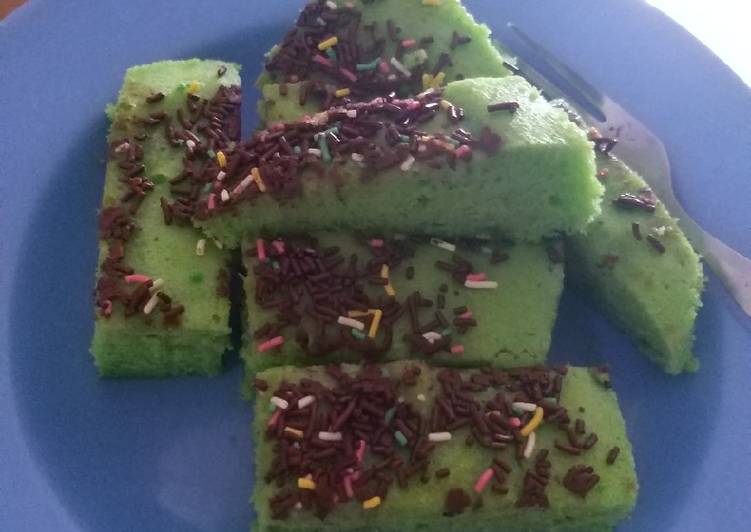 Bolu pandan kukus (ala ala)