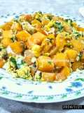 Omelette à la courge butternut