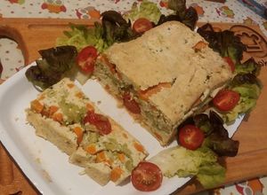 Una foto de Terrina de vegetales y ricotta, sin harina (Gluten free)