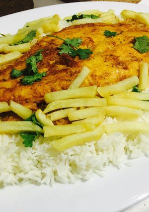 صورة لوصفة رز بالسمك المشوي ❤😍
