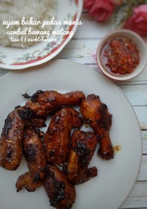 Foto resep Ayam bakar teflon pedas manis