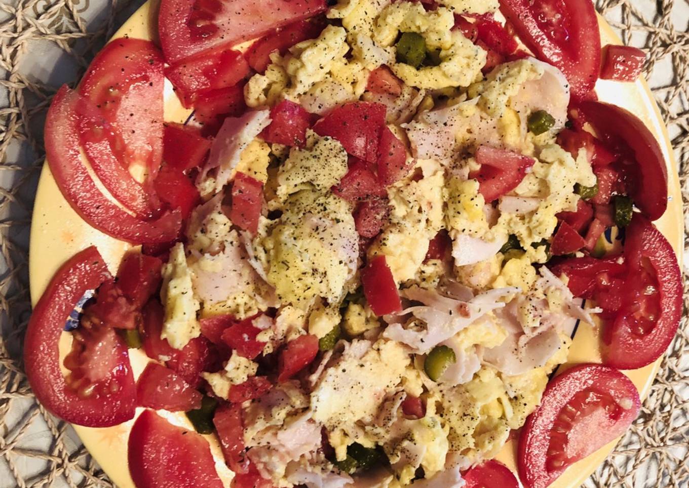 Turkey omelette