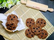 Gambar chocolate chip cookies tanpa mixer