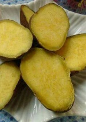 Hình của món Khoai lang luộc.