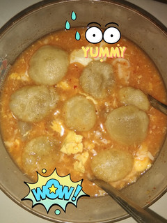 Foto resep Bacilur kuah pedas (baso aci telur)