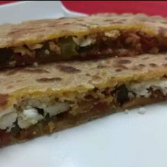A picture of Veggie paneer paratha.