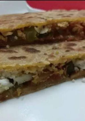 A picture of Veggie paneer paratha.