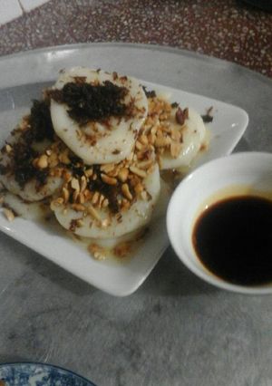 Hình của món Bánh đúc chay chùa non nước.