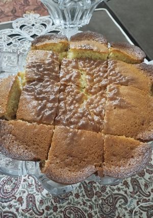 عکسی از دستور کیک با پودر کیک آماده