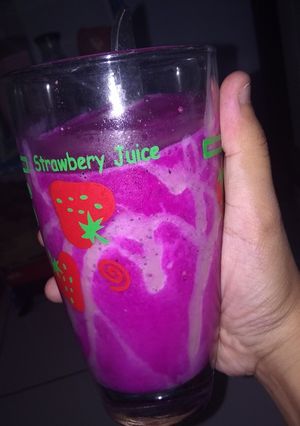Foto resep Jus buah naga