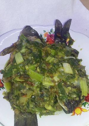 Foto resep Ikan mas lado hijau/ikan mas cabe hijau